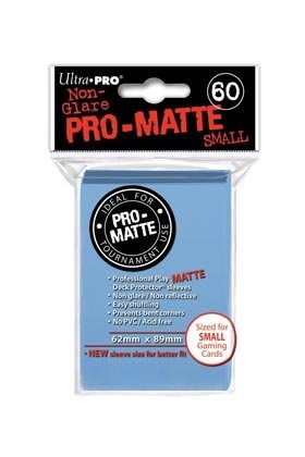 Protectores Matte Mate Mini Small Celeste X 60 - Ultra Pro