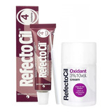 Kit Refectocil 1 Tinta + 1 Oxidante Creme N° 4 Acaju