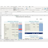 Planilla Excel Presupuesto Personal 