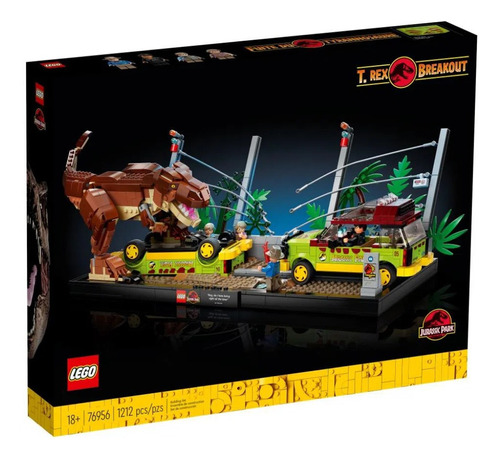 Lego Creator Expert 76956 Jurassic Park A Fuga Do T Rex 12x