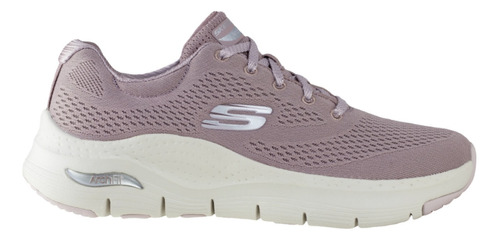 Tenis Para Mujeres Skechers Arch-fit 149057 Mauve Air Cooled