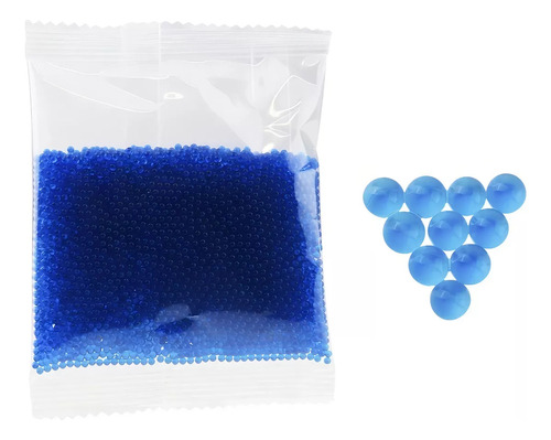 5 Mil Bolinha Gel Arminha Brinquedo Arma Orbeez Munição Azul