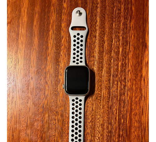 Apple Watch Nike (gps) Series 6 44mm Correa Gris Y Negra 