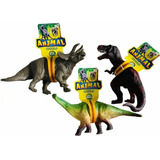 Figuras Dinosaurios Animal World 3 Pack