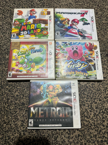 Lote De 5 Juegos Originales De Nintendo 3ds