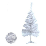 Árvore De Natal Branca 120cm 1,2m 100 Galhos Portátil Cor Branco