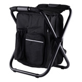 3 En 1 Hielera Mochila Portátil Plegable,silla Camping