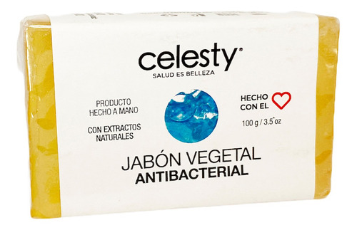 Kit 45 Pzs Jabón Vegetal Antibacterial 100g Glicerina