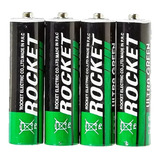 Baterias Rocket Aaa Tamaño 1.5 Voltios Verde Paq 24 Baterias