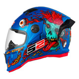 Capacete Fechado  Stealth Zombie Brilhante