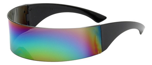 4x Gafas De Sol Con Visera Envolvente Futurista Gafas De Sol