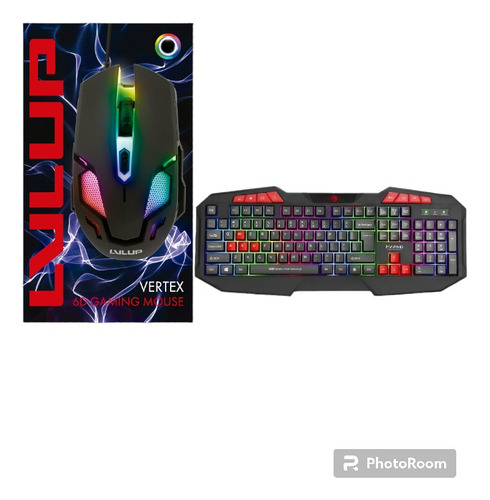 Mouse Lvlup + Teclado Gamer K 602