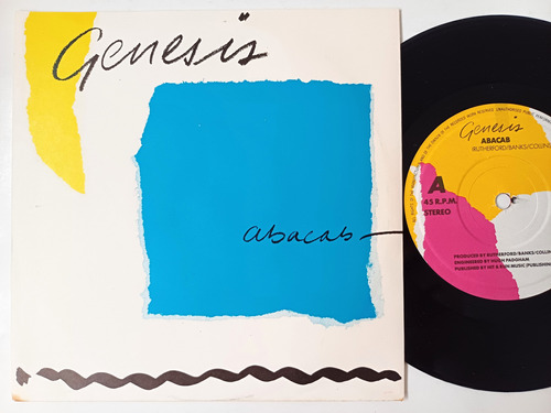 Genesis - Abacab - Disco Simple 7'' Uk 1981 Q611