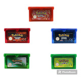 Juegos (re-pro) De Pokémon, Game Boy Advance Español Pack 5