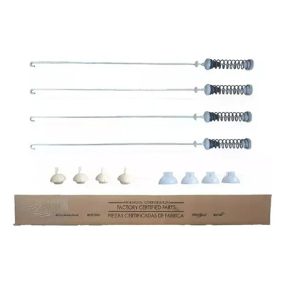 Amortiguador Whirlpool W910010102 Para Lavadora Set De 4 Varillas