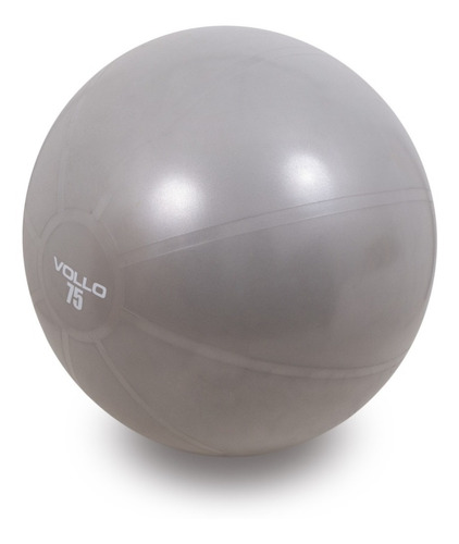 Bola Suiça Gym  Ball 75 Cm Cinza - Vollo