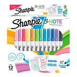 Marcador Resaltador De Texto Sharpie S Note 12 Piezas 