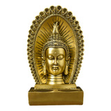 Buda Castiçal Candelabro Estatueta Sala De Estar Festa
