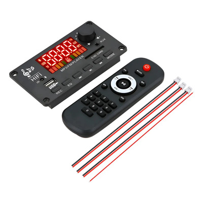 Modulo Reproductor De Audio Bluetooth Usb Sd Auxiliar 2*50w Negro | Meses sin interés