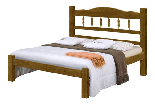 Cama Madeira Maciça De Angelim - Roma - Cinamomo