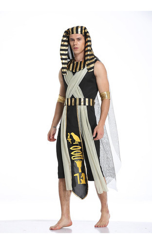 A Disfraz De Halloween De Cleopatra Del Faraón Egipcio
