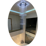 Lustre Torre De Cristais Base 50x50 Por 3m