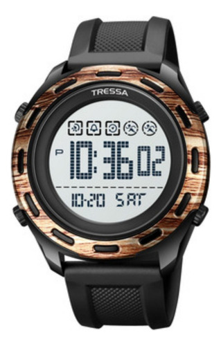 Reloj De Hombre Tressa Digital C/luz Sumergibles 50m Manny