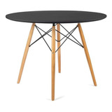 Mesa De Comedor Eames Redonda De 80cm 