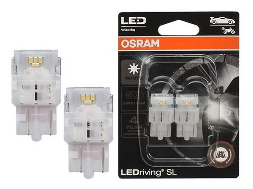 Par Lâmpada Led T20 W21 5w Osram Ledriving 6000k W3x16q 7515