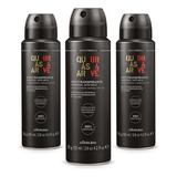 Combo Quasar Brave: Desodorante Antitranspirante Aerossol 75 Fragrância Amadeirado