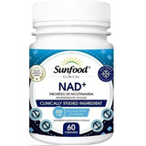 Nad+ Ribosídeo De Nicotinamida 300mg 60 Cápsulas - Sunfood