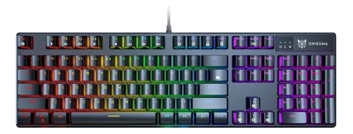 Teclado Gamer Onikuma G27 Qwerty Español Con 7 Colores