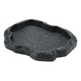 Mb Resina Durable Reptil Rock Alimentos Y Agua Plato