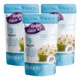 Kit 3 Arroz Konjac Vegano 9 Calorias 270g - Konjac Massa Mf