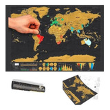  Mapa Mundial Para Rascar Grande, 59.5 X83cm