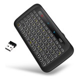 Teclado Sem Fio Retroiluminado Touchpad Air Mouse De 2,4 G U