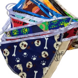 Bandanas Estilosas Para Pets  Kit 200 Diversos P M G Atacado