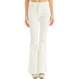 Calça Jeans Slim Lança Perfume Flare Ve24 Off White Feminino