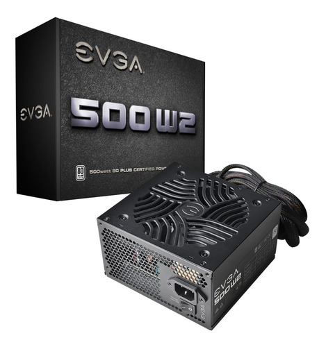 Fuente Evga 500w W2 80 Plus Sata 6 Pci-e 2