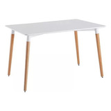 Mesa Eames Mas Que Sillas Madera Comedor Rectangular Nordica 140 X 80