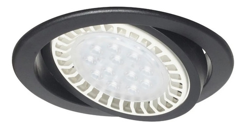 Spot Embutir Ar111 Redondo Pvc Lampara Led 12w Gu10 220v