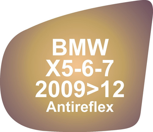 Vidrio Espejo Retrovisor Bmw X5/6/7 2009-12 Antireflex Conv. Foto 3