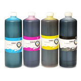 Kit 4 Tintas De Para Epson L450 Bk Durabrite / Cmy Dye 500ml