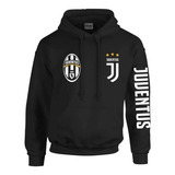 Sudadera Estilo Juventus, Unisex Con Capucha Y Cangurera