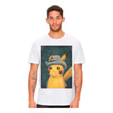 Playera Pikachu Van Gogh 7 Colores Edición Especial