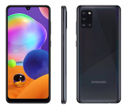 Telefone Celular Samsung A31 128 Gb 4 Gb Ram Seminovo Preto 