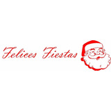 Ploteos Vidrieras Felices Fiestas Navidad Para Locales