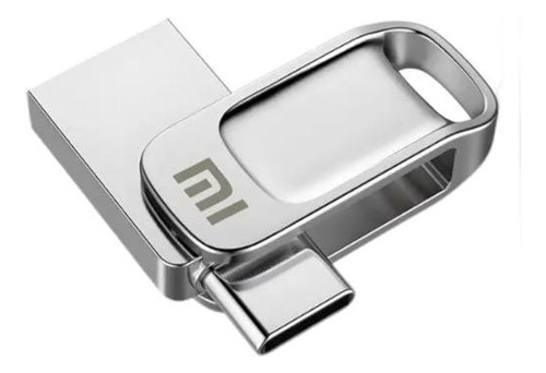 Memoria 2 En 1 Usb-c Xiaomi Llavero Liso Metal Nuevo 128 Gb