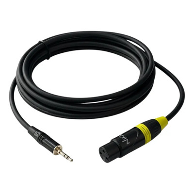 Cable Auxiliar Trs Plug 3.5 A Xlr Hembra Balanceado 3 Metros | Meses sin interés