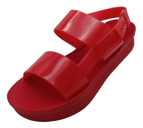 Sandalia Dama Plataforma Correa Ajustable Moda Talla 23 A 26